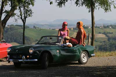 LAKE COMO BY VINTAGE CARS